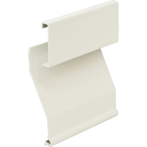 Proterrace fdp giunzione h 10 mm superiore e inferiore bianco goffrato