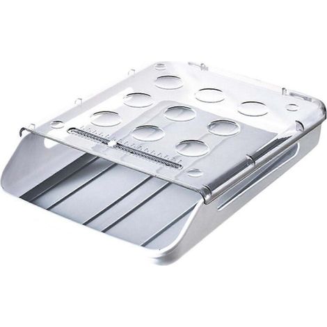 Porte-œufs pour réfrigérateur, boîte de rangement à roulettes automatique avec couvercle transparent (1/5)