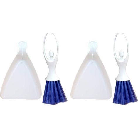 LAOA Mini Balai à Main Et Pelle à Poussière- Nettoyeur de Cage pour Cochons Dinde Chats Hérissons Hamsters Chinchillas Lapins Reptiles Et Autres Petits Animaux (Pack de 2 Couleur (1/5)
