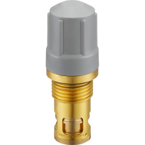 OVENTROP Inserto de válvula GDQ con Q-Tech para radiadores compactos, 10-170 l/h, G 1/2 AG, conexión de abrazadera, con asiento de estanqueidad frontal, 1019099