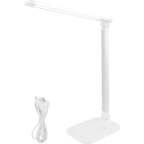 Lampe De Bureau Led Réglable - Pour Manucure Tatouage - Avec Commande Tactile Et Chargement Usb - Base Stable - 1 Pièce (1/5)