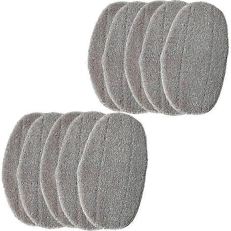 Lot de 10 lingettes de rechange AURA pour balai vapeur Leifheit Cleantenso (1/5)