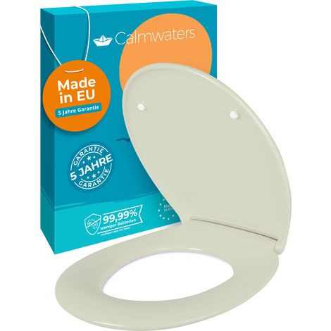 Calmwaters® Premium WC Sitz einfache Montage in Ägäis, belastbar bis 250 kg (1/5)