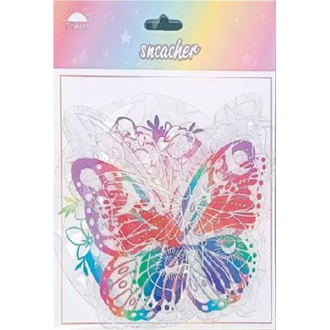 Autocollants attrape-soleil de fenêtre anti-collision style papillon 1 jeu (1/5)