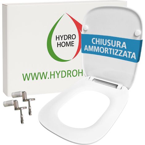 Copriwater Fantasia 2 Slim Pozzi Ginori termoindurente bianco Soft Close (1/4)