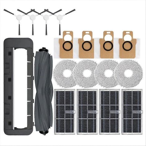 Ersatzteile für den Saugroboter M30S D103CN: Hauptbürste, HEPA-Filter, Reinigungstuch und Staubbeutel