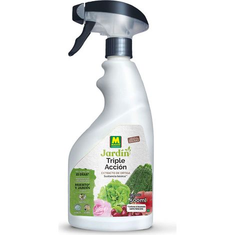 Pulvérisateur Triple Action Massó Protection Complète Plantes (insectes, Champignons, Acariens) - Massó