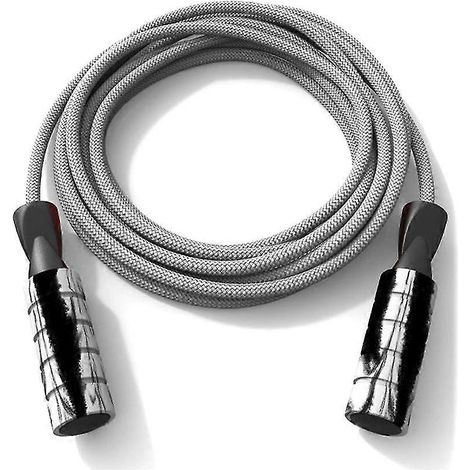 Corde à sauter en coton, longueur ajustable, compatible avec le cardio, l'entraînement d'endurance, le fitness et l'exercice. (1/5)