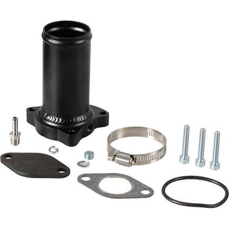Kit de suppression de vanne EGR de 57 mm compatible avec les automobiles, comprenant un tuyau de remplacement pour la vanne d'échappement. (1/5)