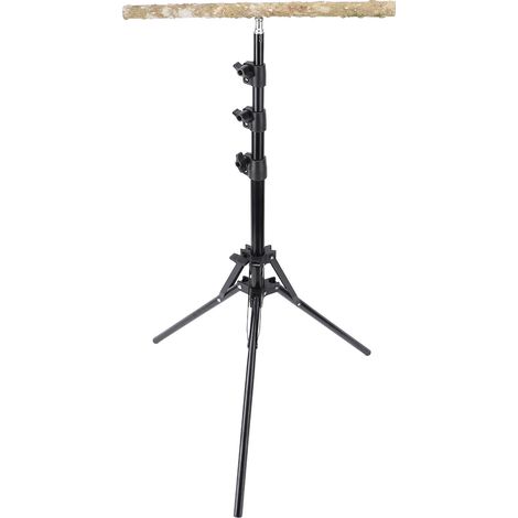Perchoir d'entraînement pour oiseaux robuste de 157 cm (61,81 po) en bois de poivre, multifonctionnel, pour perroquets, idéal pour l'extérieur. (1/5)