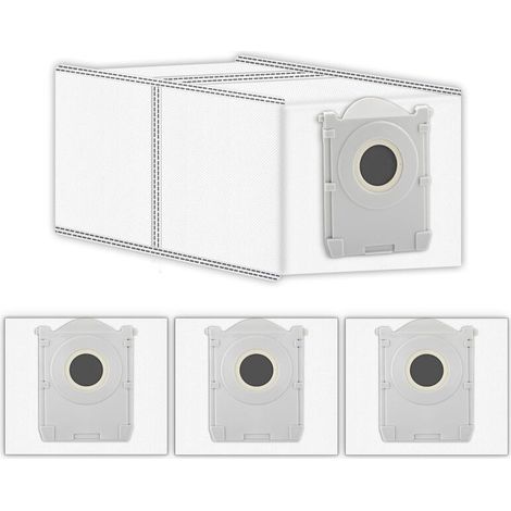 (4 Pièces) X9 Pro Omni Sacs à Poussière Compatibles Avec ECOVACS DEEBOT X9 Pro Omni/ T80 Omni/ X8 Pro Omni/ T50 Max Pro Omni/ T50 Pro Omni/ T30C Omni, Kit d'Accessoires, Sacs à Poussière Remplacement (1/5)
