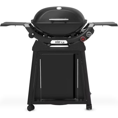Weber – Barbecue à gaz 2 brûleurs 5,25 kW sur chariot mobile – Surface de cuisson 61 x 43 cm – Grilles en fonte émaillée – Allumage piézo électronique (1/5)