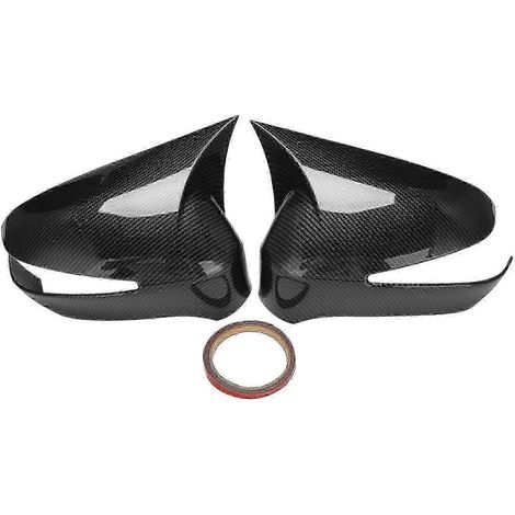 Coques de rétroviseurs extérieurs en fibre de carbone, style corne de bœuf, pour BMW 8e génération (2005-2011) (1/5)