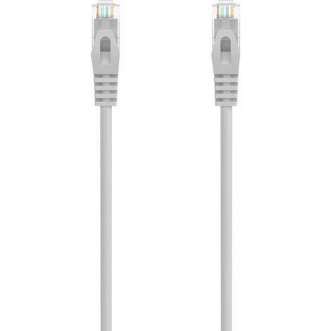 Cable de Red Rígido UTP Categoría 6 Aisens Gris 1,5 m (1/4)