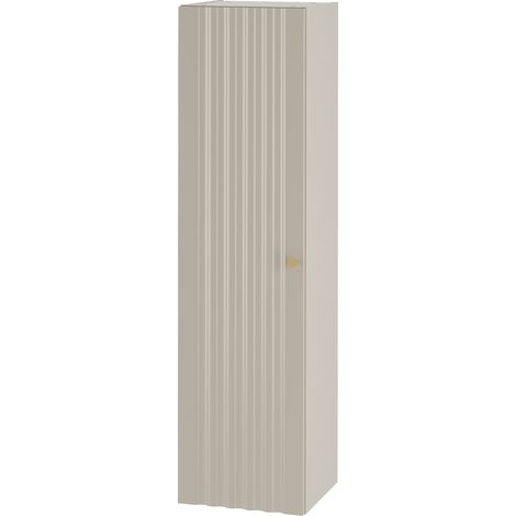 Meuble colonne de salle de bain suspendu AQUA cachemire 35 x 130 cm