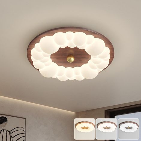Plafonnier LED, lampe de plafond économe en énergie pour la protection des yeux, applique murale LED, 3 températures de couleur réglables, 54 cm (1/5)