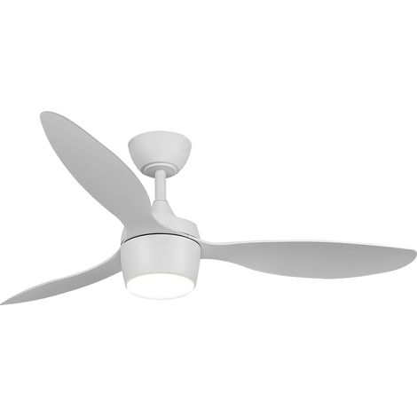 IluminaShop - Ventilador de Techo LED 18W Blanco Motor DC 3000+4000+6000 con Mando a Distancia (1/5)