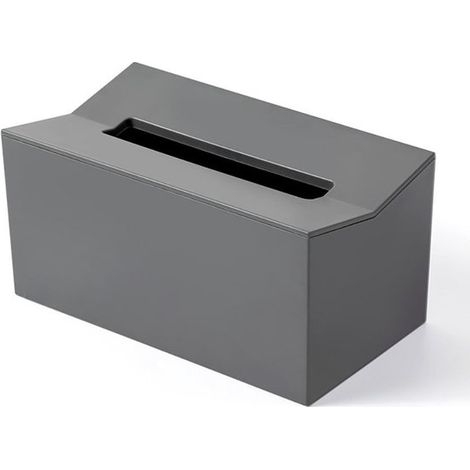 Caja de pañuelos creativa Diamond-Free, caja de almacenamiento de servilletas, caja de pañuelos - negra (1/5)