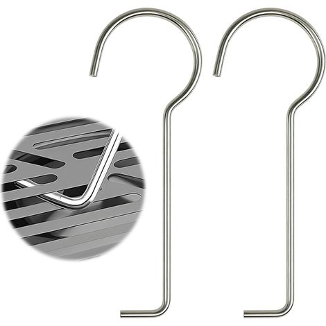 2 Pièces Clés de Vidange en Acier Inoxydable, Vidange Levage Crochet pour Caniveau de Douche, Crochets de Nettoyage pour Canalisations d'évier de Cuisine (1/4)