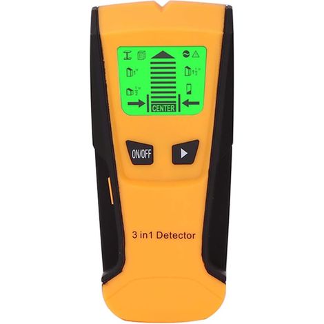3-in-1-Wanddetektor, Multifunktionsdetektor für elektrische Materialien mit LCD-Anzeige und Signalton, Live-Spannungserkennung, Metalldetektor