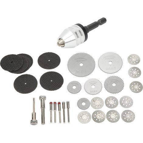 Kit de 60 disques de coupe pour outil rotatif et lame de scie circulaire pour pierre et bois (1/5)