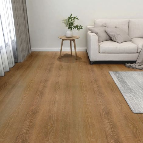 Dalles de plancher autoadhésives 55 pcs PVC 5,11 m² marron vidaXL