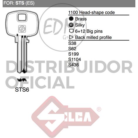 LLAVE LATON STS6 STS