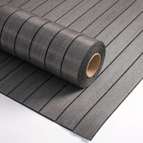 Panneau mural en bois - surface autocollante - décoration murale - imperméable et résistant aux taches - 40 x 300 cm - marron (1/5)