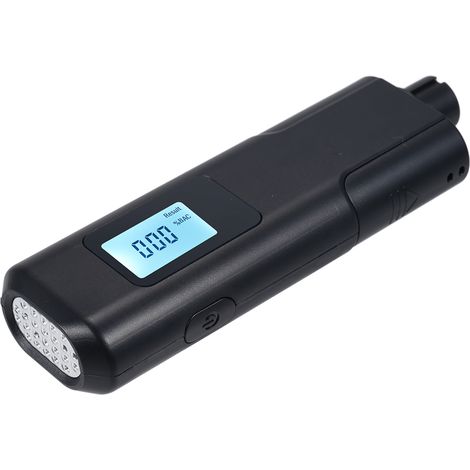 Éthylotest sans contact MR809 capteur semi-conducteur alarme vocale bip marteau brise-vitre lame acier inoxydable coupe-ceinture ABS noir 11x3.5x2cm pour voiture secours avec câble manuel (1/5)