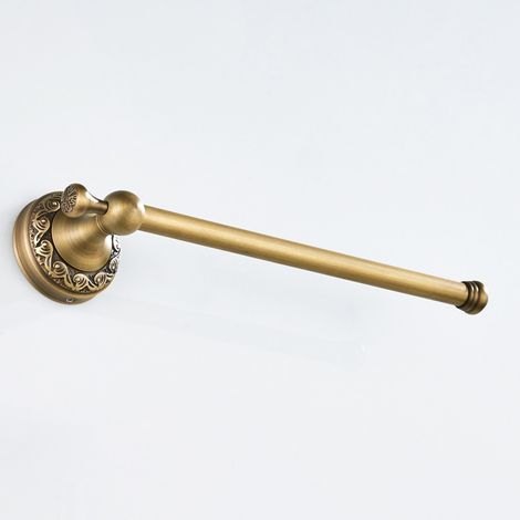 Porte-serviettes mural en bronze, motif sculpté, pour salle de bain, toilettes et cuisine (1/5)