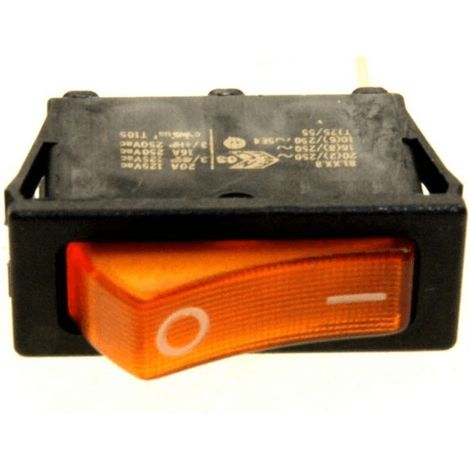 INTERRUPTEUR ORANGE 3 COSSES POUR REFRIGERATEUR DOMETIC - 292627520 (1/4)