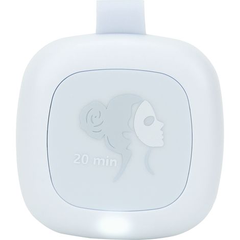 Minuteur portable bleu pour salon de beauté à domicile, cuisine, masque facial et bain de pieds (1/5)