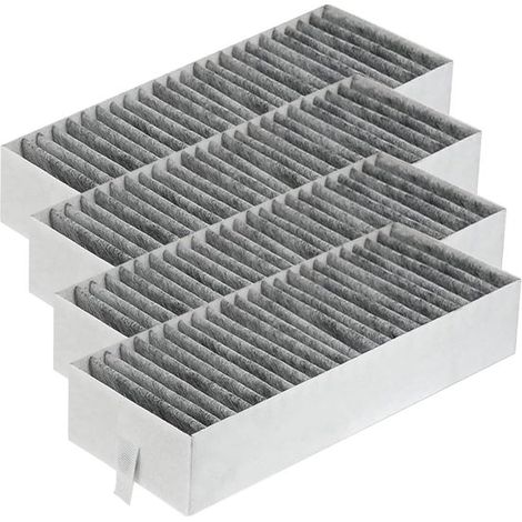 Paquete de 4 filtros de grasa metálicos eficaces y compatibles con Bosch Siemens 17004796 Bosch HEZ9VRUD0 para campanas extractoras. Filtro metálico. (1/5)