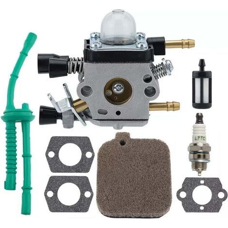 Kit de Mise au Point du carburateur C1Q-S68G pour souffleur de Feuilles Stihl BG45 BG46 BG55 BG65 BG85 SH55 SH85, avec Joint de Filtre à Carburant, remplace Le n° 4229 120 0606 C1Q-S68 (1/4)