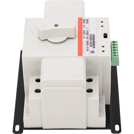 Commutateur de transfert automatique double alimentation SJCS Q1-63/2P 63A, disjoncteur 4 kA 230 V, type standard (1/5)