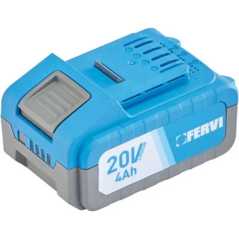 Fervi FB20LB3A4-E Batterie au lithium 20 V 4,0 Ah
