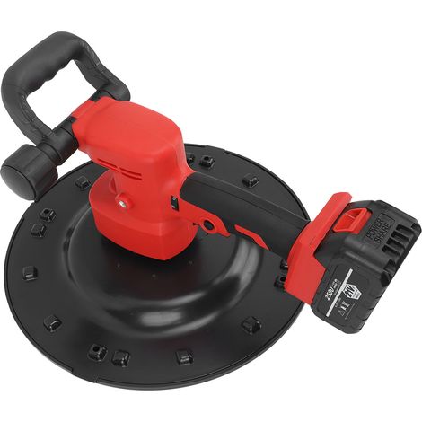 Machine à plâtrer électrique à 6 vitesses, 38 cm, pour la finition et le polissage des murs en mortier de ciment. (1/4)
