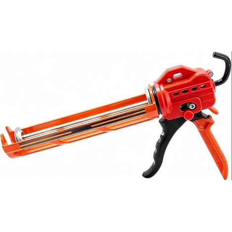 Pistolet à Silicone 300ml, 9 Roulements à Billes Presse à Cartouche en Aluminium Léger, Pivotant à 360°, pour Silicone, Acrylique et Mastic (1/5)