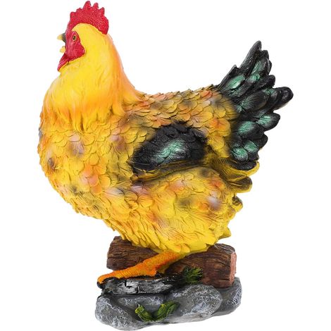 coration De Poule R sine Figurine Animaux De Volaille (1/5)