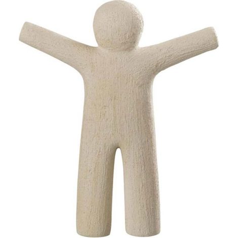 Statuette Déco "P'tit Maurice Rugueux" 30cm Beige
