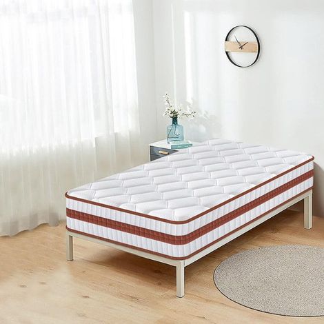 Matelas 90x190 cm Premium - Épaisseur 26 cm - YIDATONG - Hybride Mousse & Ressorts Ensachés -Ergonomique - Certifié Oeko-Tex (1/5)
