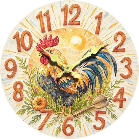 Wall clock, living room clock, simple home decoration, ideal for a birthday, student room, office or party, Diameter 30cm
