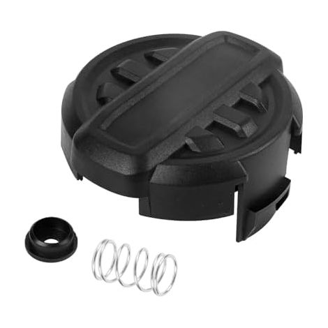 Tête de débroussailleuse et ressort de couverture et entretoise de rechange pour DCST922P1 DCST922B DCST925 DCST972X1 (1 couvercle, 1 ressort, 1 entretoise) (1/5)