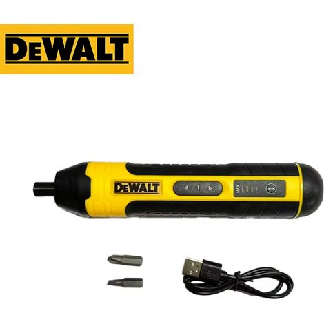 DEWALT Tournevis électrique compact rechargeable, outil polyvalent pour petits travaux de vissage (1/5)