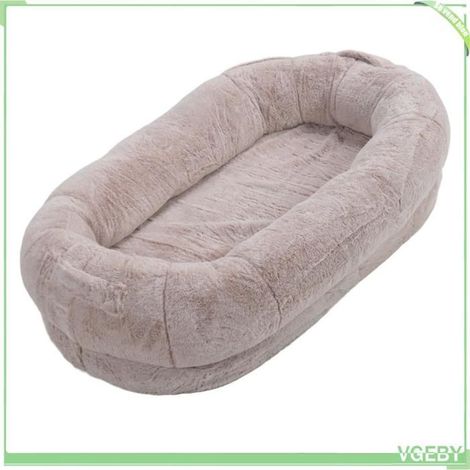 Lit pour chien humain - FAFEICY - Grand - Confortable - Ergonomique - Lavable en machine (1/5)
