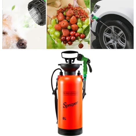 Pulvérisateur à dos pour tuer les mauvaises herbes, Mini-jardin multifonctionnel Irrigation de jardin à gazon Pulvérisateur pneumatique manuel Équipement agricole pour herbicides Engrais Nettoyage(8L) (1/5)