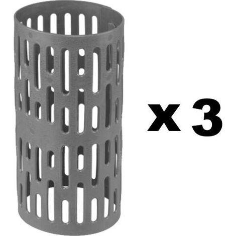 Lot de 3 manchons de protection gris pour troncs d'arbre (1/3)
