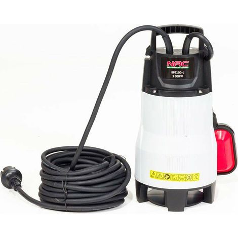 NAC NEW AMERICAN CONCEPT SPE100D-L - Bomba Sumergible, Color Negro