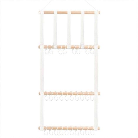 Haaraccessoire-Ständer, Organizer für Haarschleifen und Schmuck, Aufbewahrungsregal für Haargummis und Haarspangen, ideale Schlafzimmerdekoration (1/5)