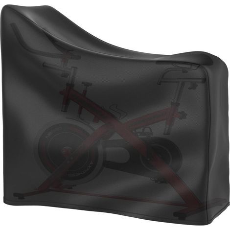 Housse de protection pour vélo d'appartement – Tissu Oxford imperméable et résistant – Cordon de serrage réglable – Protection contre intempéries (1/4)